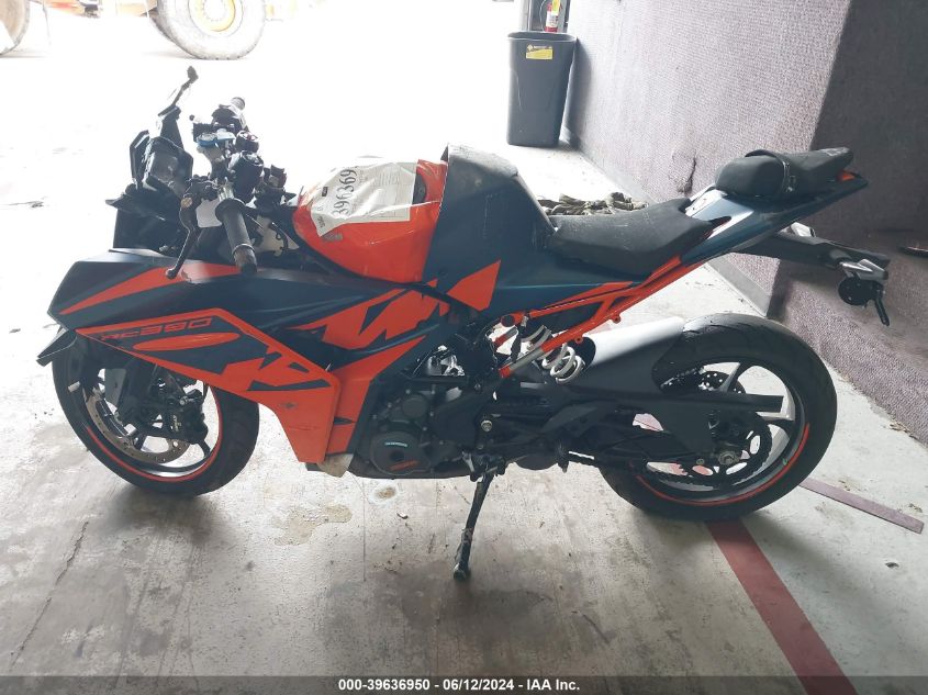 2022 Ktm 390 Rc VIN: MD2JYJ40XNC216807 Lot: 39636950