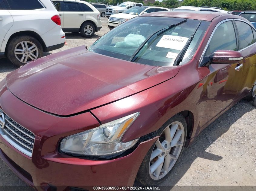 2009 Nissan Maxima 3.5 Sv VIN: 1N4AA51E89C844166 Lot: 39636968