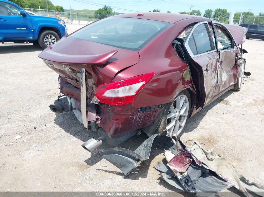 2009 Nissan Maxima 3.5 Sv VIN: 1N4AA51E89C844166 Lot: 39636968