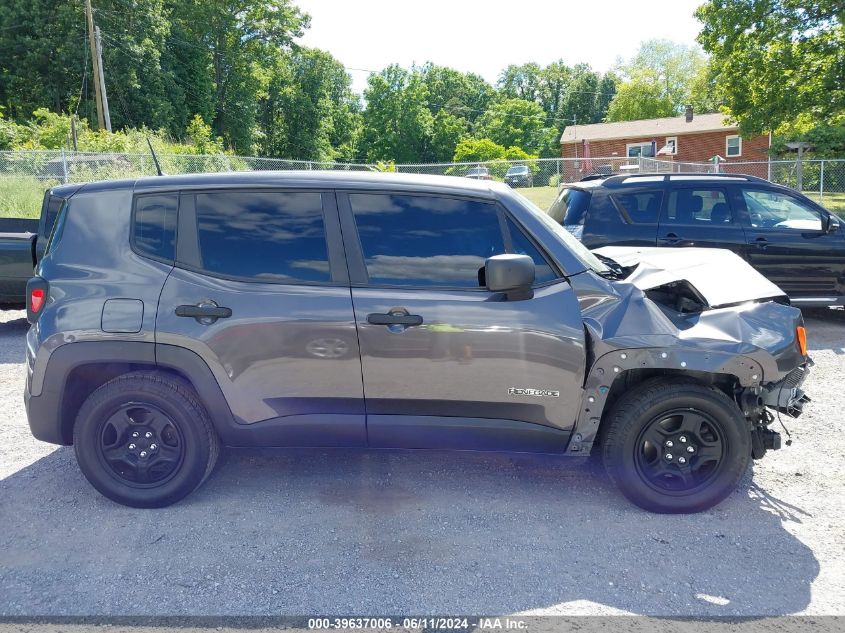 2019 Jeep Renegade Sport Fwd VIN: ZACNJAAB6KPK13408 Lot: 39637006