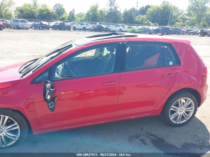 2015 VOLKSWAGEN GOLF TDI - 3VWRA7AU8FM061758