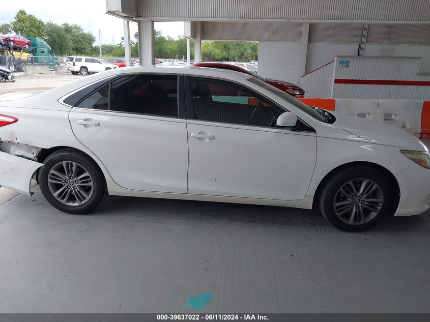 2015 Toyota Camry Se VIN: 4T1BF1FK8FU481912 Lot: 39637022