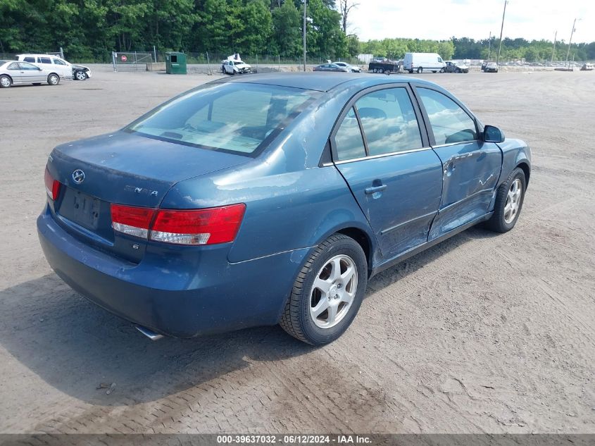 2006 Hyundai Sonata Gls V6/Lx V6 VIN: 5NPEU46FX6H071666 Lot: 39637032