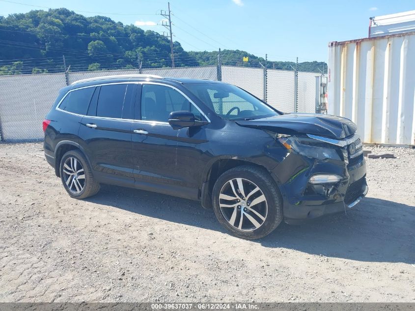 2016 Honda Pilot Touring VIN: 5FNYF6H91GB004870 Lot: 39637037