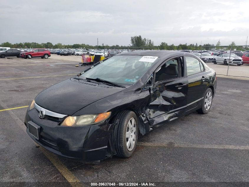 2008 Honda Civic Lx VIN: 2HGFA16518H349094 Lot: 39637048