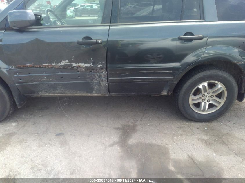 2004 Honda Pilot Ex-L VIN: 2HKYF18584H580081 Lot: 39637049