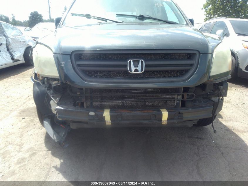 2004 Honda Pilot Ex-L VIN: 2HKYF18584H580081 Lot: 39637049