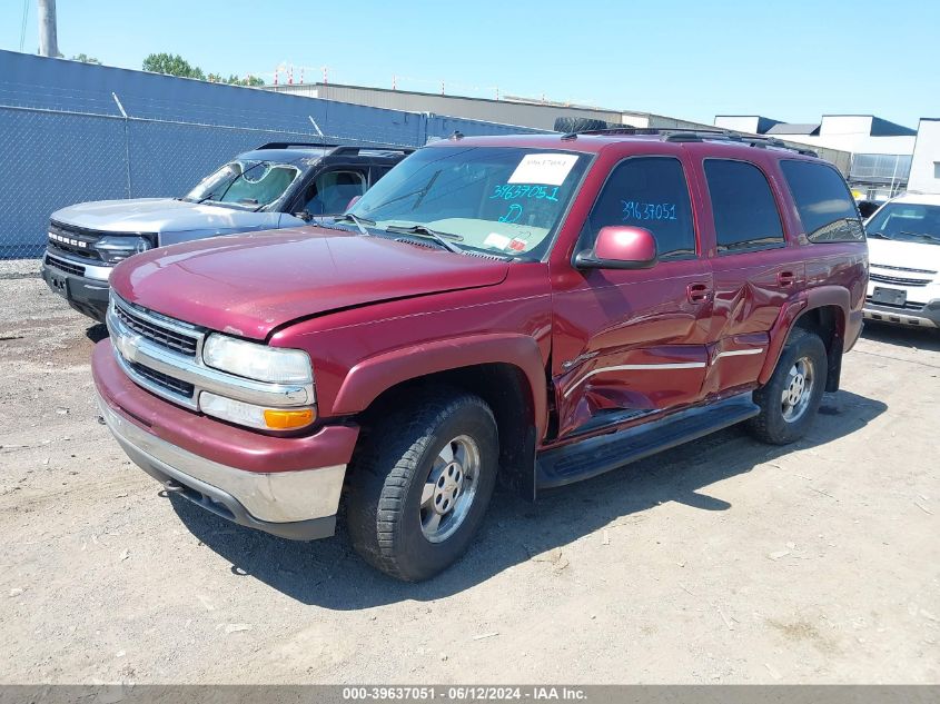 2003 Chevrolet Tahoe Lt VIN: 1GNEK13Z83R267488 Lot: 39637051