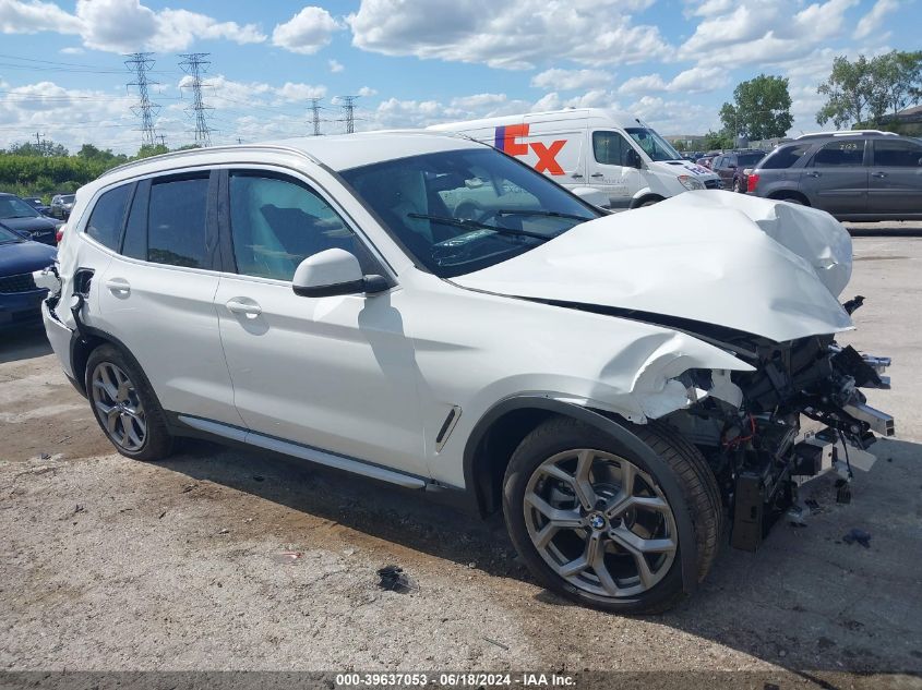 2024 BMW X3 XDRIVE30I - 5UX53DP06R9W22278