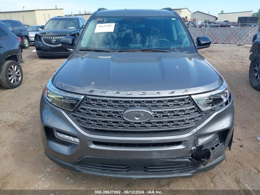 2022 Ford Explorer Xlt VIN: 1FMSK8DH1NGA76001 Lot: 39637082