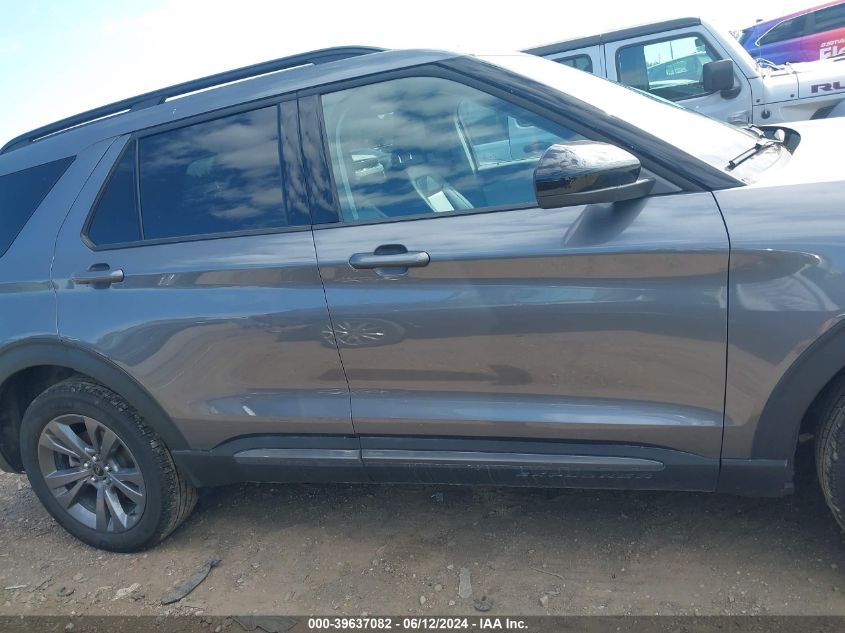 2022 Ford Explorer Xlt VIN: 1FMSK8DH1NGA76001 Lot: 39637082