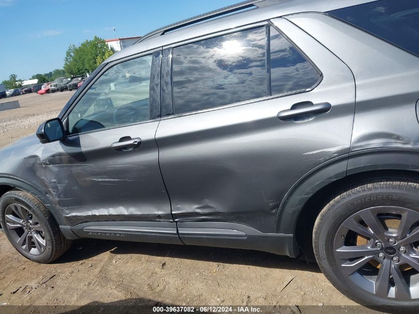 2022 Ford Explorer Xlt VIN: 1FMSK8DH1NGA76001 Lot: 39637082