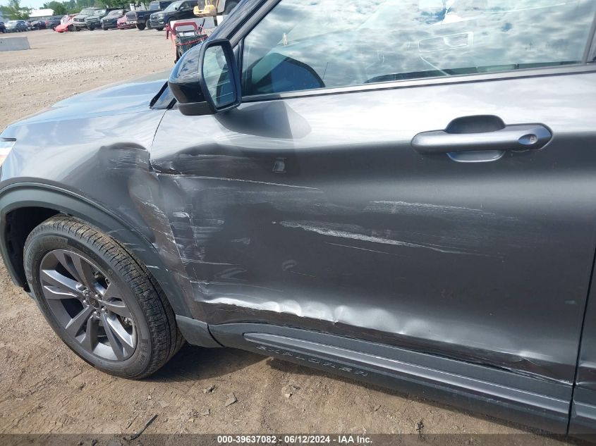 2022 Ford Explorer Xlt VIN: 1FMSK8DH1NGA76001 Lot: 39637082