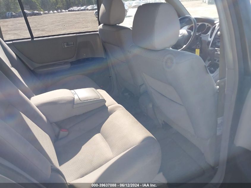 2007 Toyota Highlander Hybrid V6 VIN: JTEEW21A670047322 Lot: 39637088