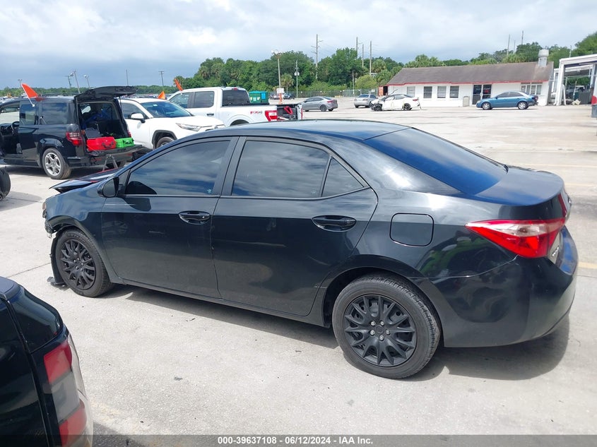 2017 Toyota Corolla Le VIN: 2T1BURHE7HC782624 Lot: 39637108