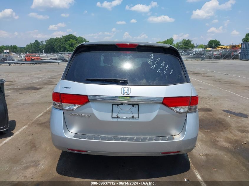 2015 Honda Odyssey Ex VIN: 5FNRL5H45FB074009 Lot: 39637112