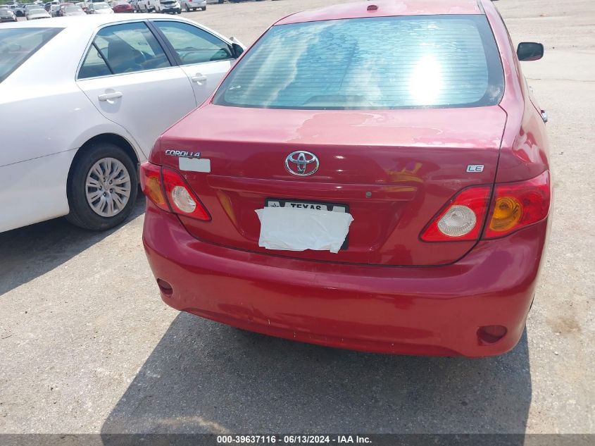 2009 Toyota Corolla Le VIN: 1NXBU40E69Z156559 Lot: 39637116