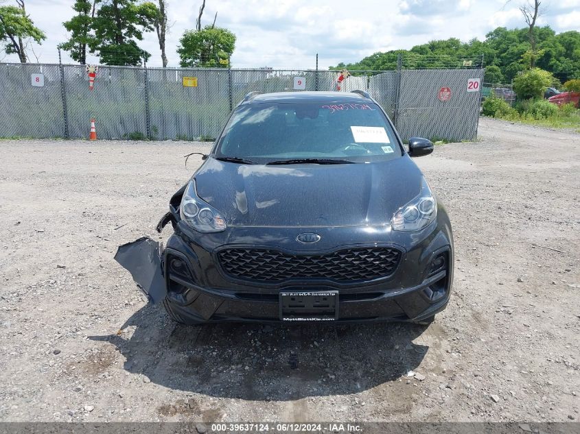 2022 Kia Sportage Nightfall Edition VIN: KNDP6CAC9N7010080 Lot: 39637124