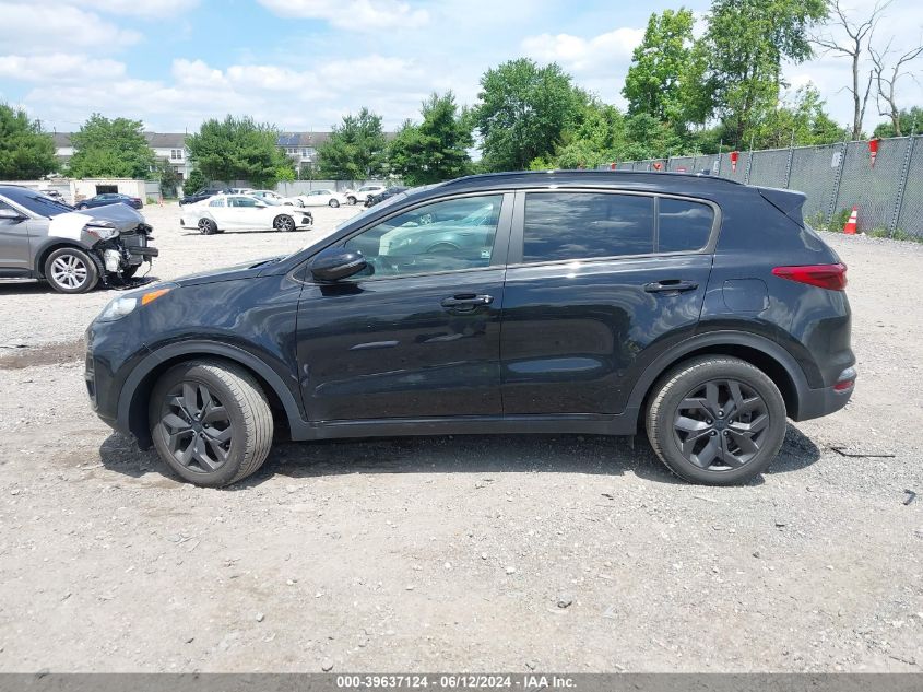 2022 Kia Sportage Nightfall Edition VIN: KNDP6CAC9N7010080 Lot: 39637124