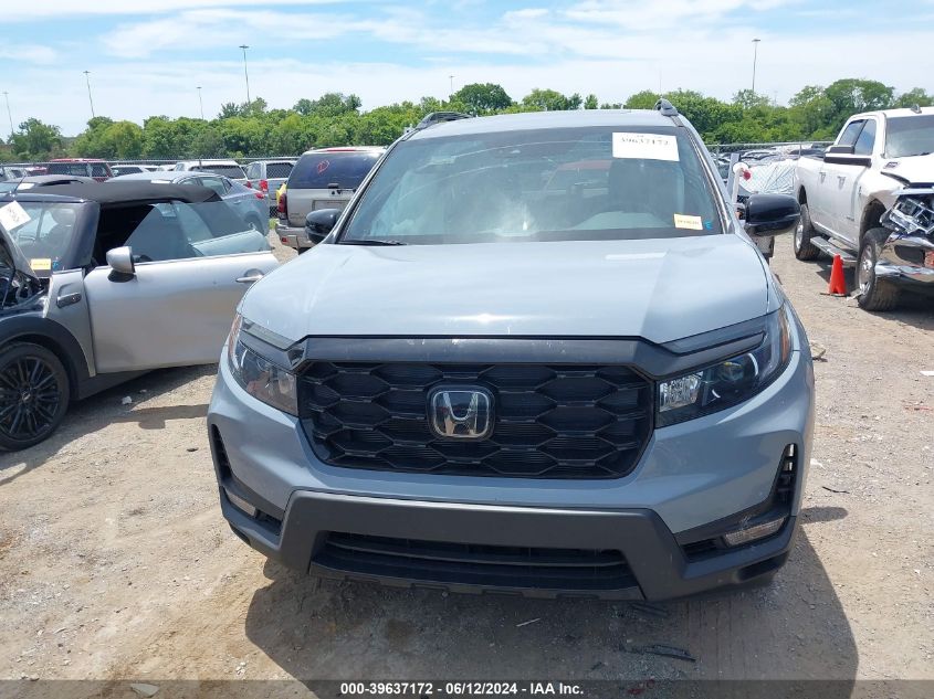 2023 Honda Passport Awd Elite VIN: 5FNYF8H04PB017111 Lot: 39637172