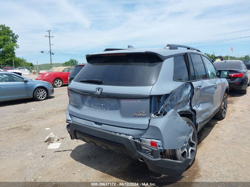 2023 Honda Passport Awd Elite VIN: 5FNYF8H04PB017111 Lot: 39637172