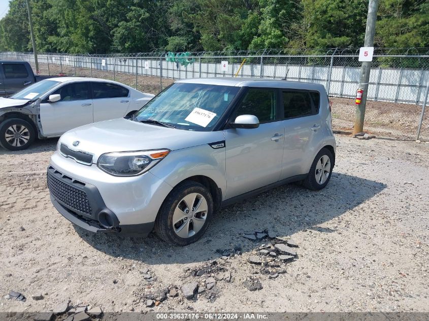 2016 Kia Soul VIN: KNDJN2A21G7843286 Lot: 39637176