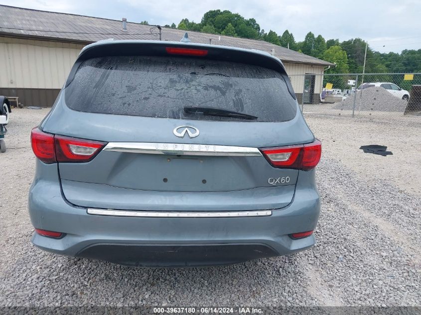 2017 Infiniti Qx60 VIN: 5N1DL0MM1HC560038 Lot: 39637180