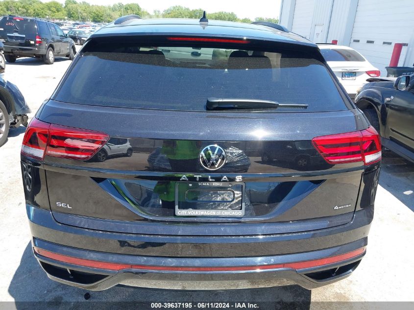 2023 Volkswagen Atlas Cross Sport 2.0T Sel R-Line Black VIN: 1V2SC2CA9PC215951 Lot: 39637195