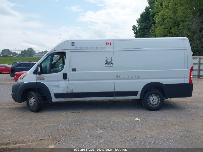 2020 Ram Promaster 3500 Cargo Van High Roof 159 Wb Ext VIN: 3C6URVJG9LE111004 Lot: 39637220