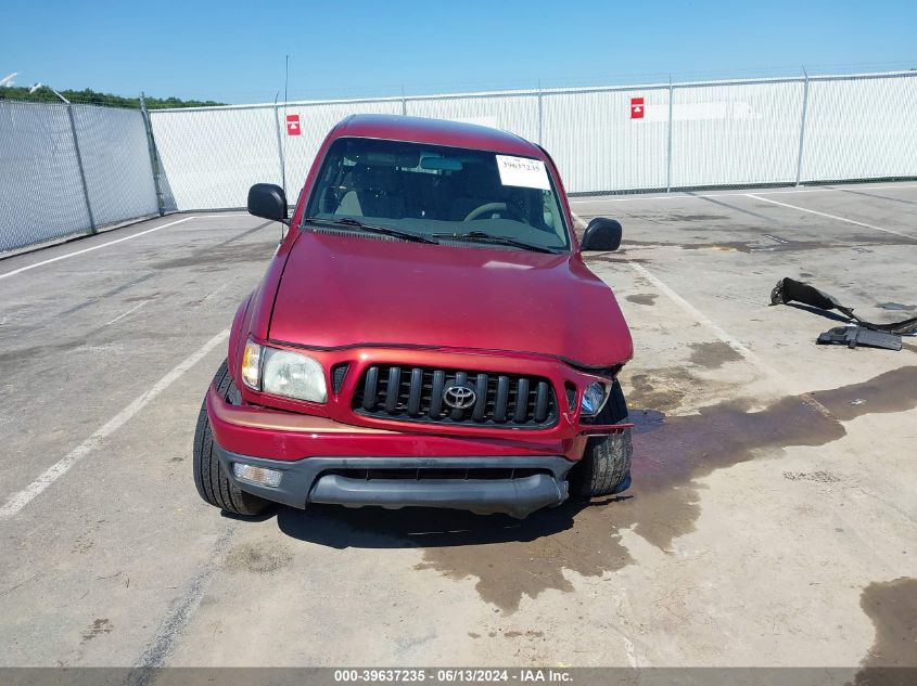2004 Toyota Tacoma Base V6 VIN: 5TEHN72N74Z333162 Lot: 39637235