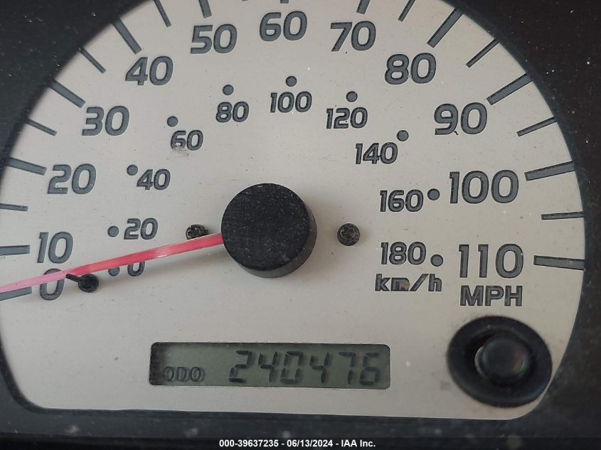 2004 Toyota Tacoma Base V6 VIN: 5TEHN72N74Z333162 Lot: 39637235