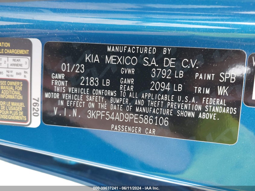 2023 KIA FORTE GT-LINE - 3KPF54AD9PE586106