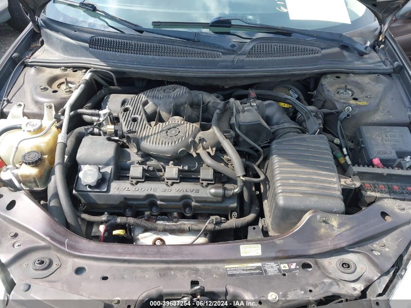 2004 Chrysler Sebring Lxi VIN: 1C3EL56R34N349134 Lot: 39637254