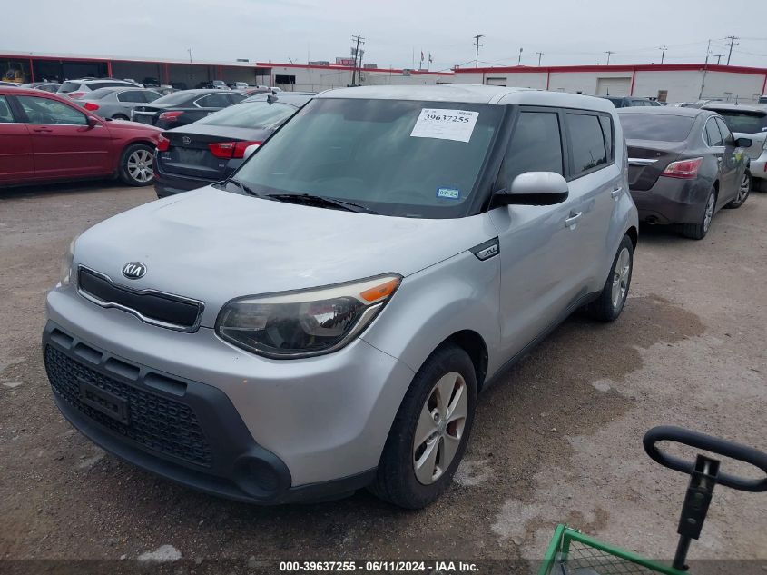 2015 Kia Soul VIN: KNDJN2A22F7799748 Lot: 39637255