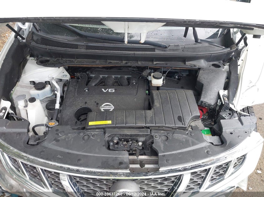 2011 Nissan Murano Sl VIN: JN8AZ1MW7BW174957 Lot: 39637260