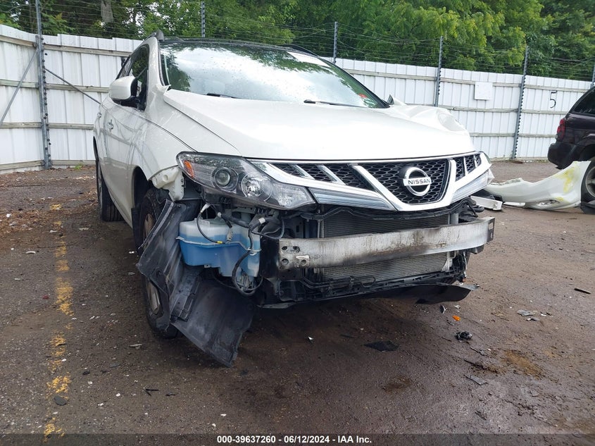 2011 Nissan Murano Sl VIN: JN8AZ1MW7BW174957 Lot: 39637260