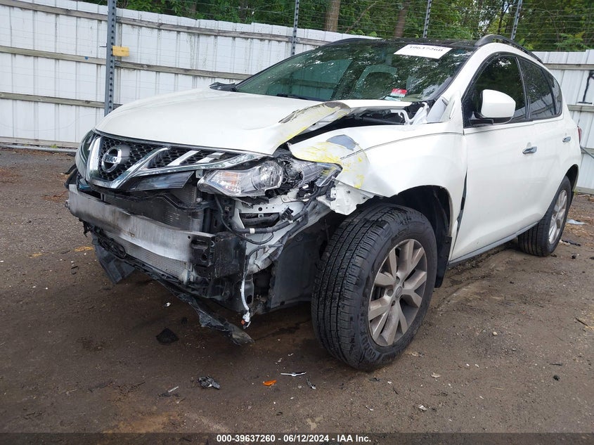 2011 Nissan Murano Sl VIN: JN8AZ1MW7BW174957 Lot: 39637260