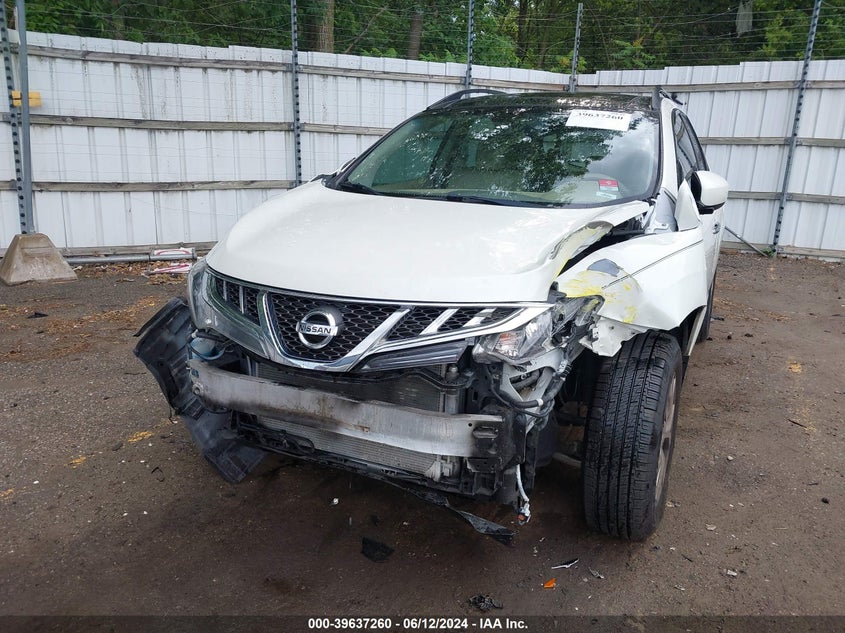 2011 Nissan Murano Sl VIN: JN8AZ1MW7BW174957 Lot: 39637260