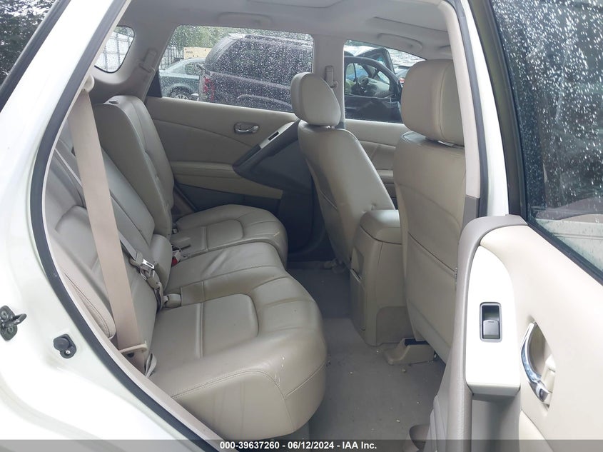 2011 Nissan Murano Sl VIN: JN8AZ1MW7BW174957 Lot: 39637260