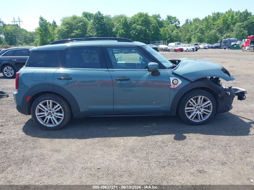 2022 Mini Se Countryman Cooper VIN: WMZ23BS07N3N36751 Lot: 39637271