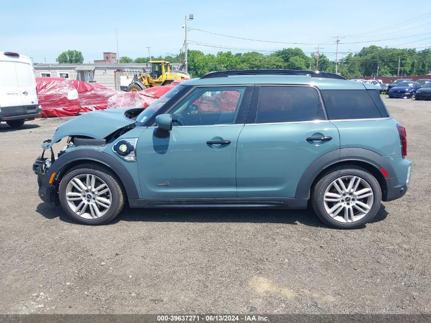 2022 Mini Se Countryman Cooper VIN: WMZ23BS07N3N36751 Lot: 39637271