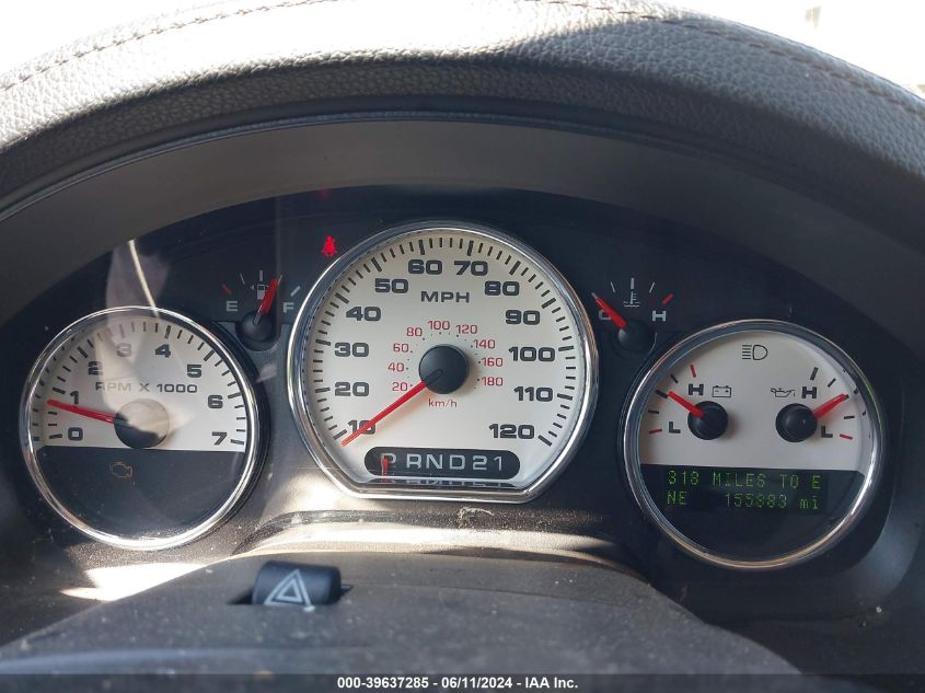 2007 Ford F-150 Lariat/Xlt VIN: 1FTPW12V67FA80388 Lot: 39637285