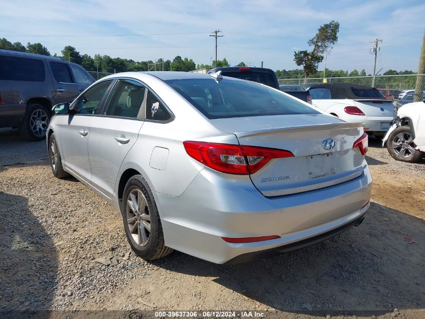 2016 Hyundai Sonata Se VIN: 5NPE24AF0GH291624 Lot: 39637306