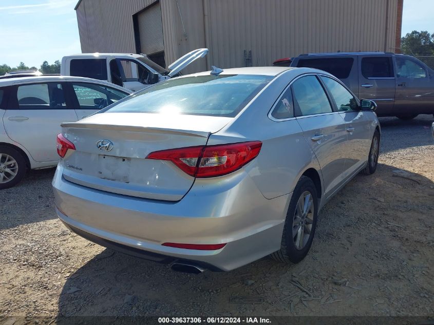 2016 Hyundai Sonata Se VIN: 5NPE24AF0GH291624 Lot: 39637306