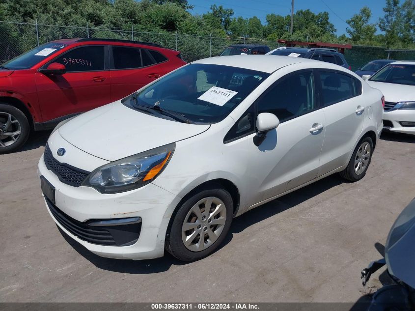 2016 Kia Rio Lx VIN: KNADM4A39G6677509 Lot: 39637311