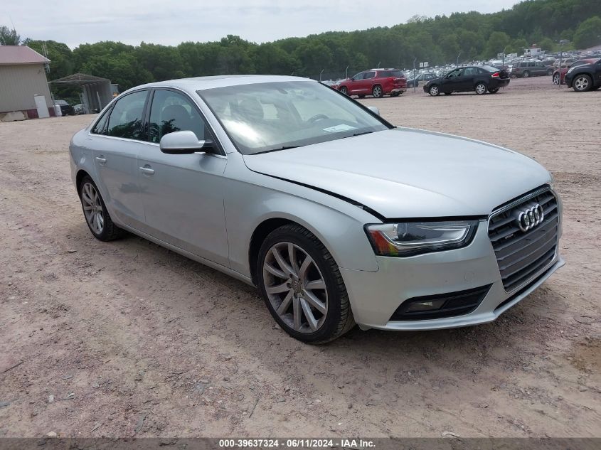 2013 Audi A4 2.0T Premium VIN: WAUFFAFL6DN015690 Lot: 39637324