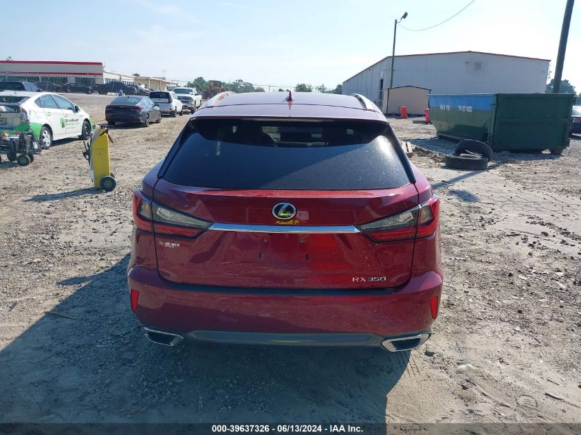 2017 Lexus Rx 350 VIN: 2T2ZZMCA7HC089216 Lot: 39637326