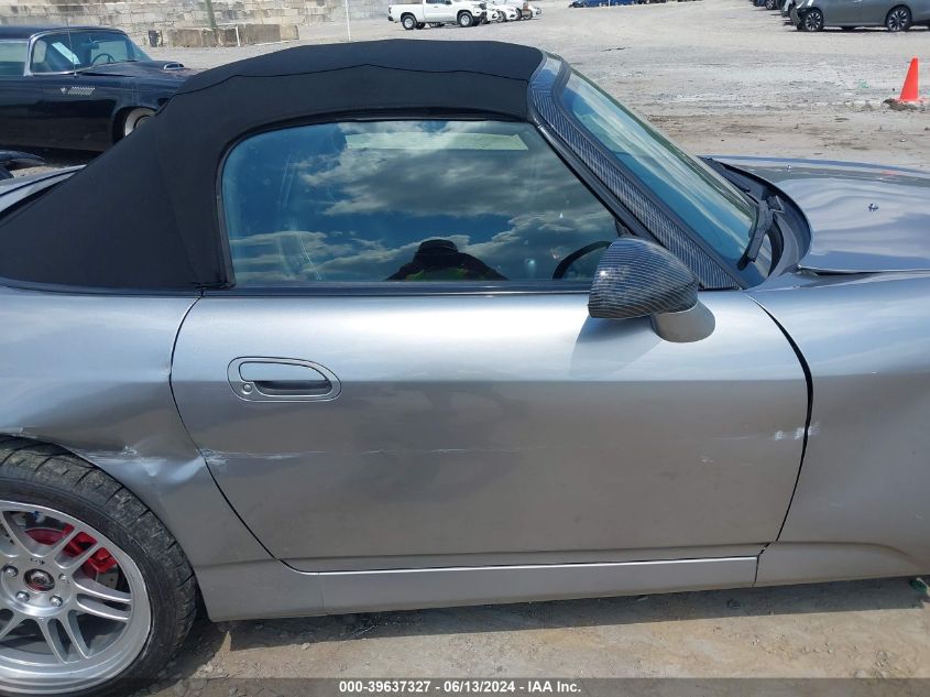 2005 Honda S2000 VIN: JHMAP21465S005565 Lot: 39637327