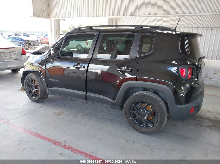 2020 Jeep Renegade Altitude Fwd VIN: ZACNJABB1LPL69081 Lot: 39637347