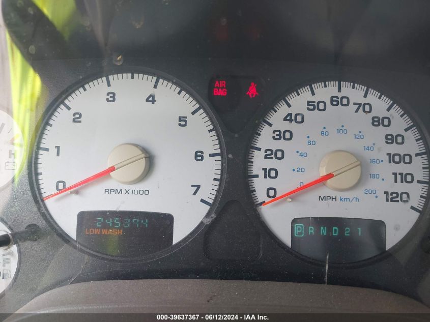 2002 Dodge Ram 1500 St VIN: 1D7HA16N42J148048 Lot: 39637367